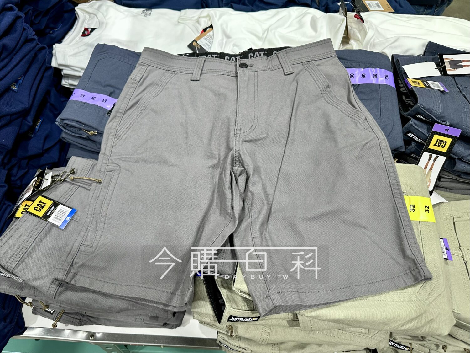CATERPILLAR 男帆布短褲 #142152