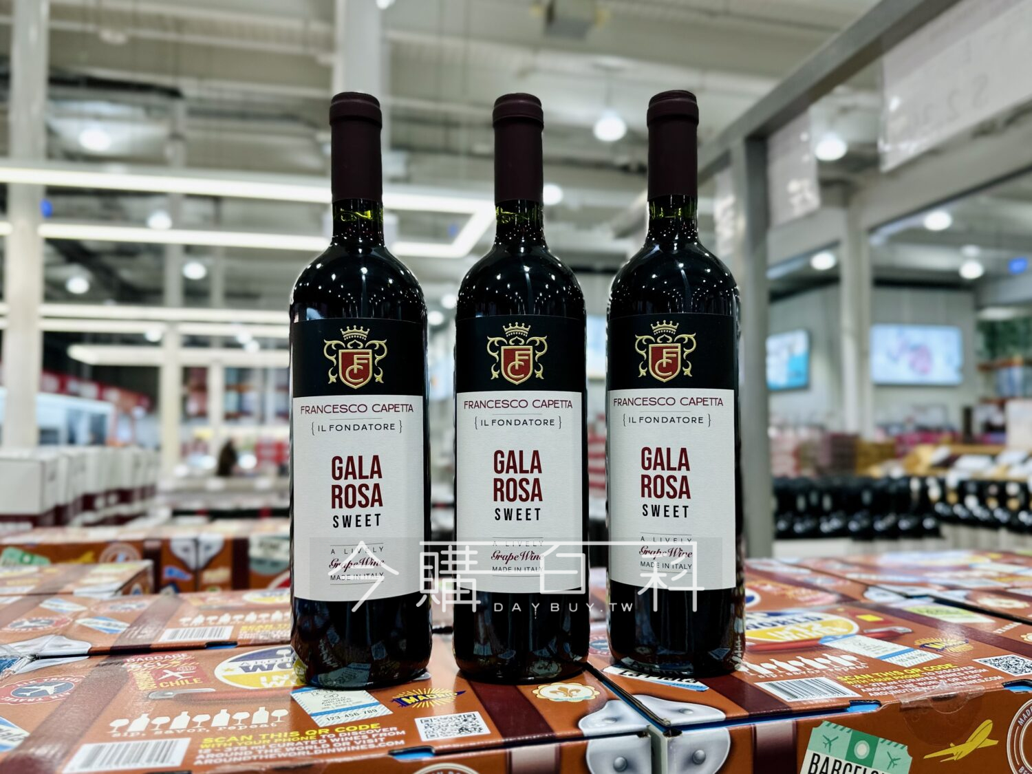 CAPETTA GALA ROSA 義大利微甜紅葡萄酒 #131201