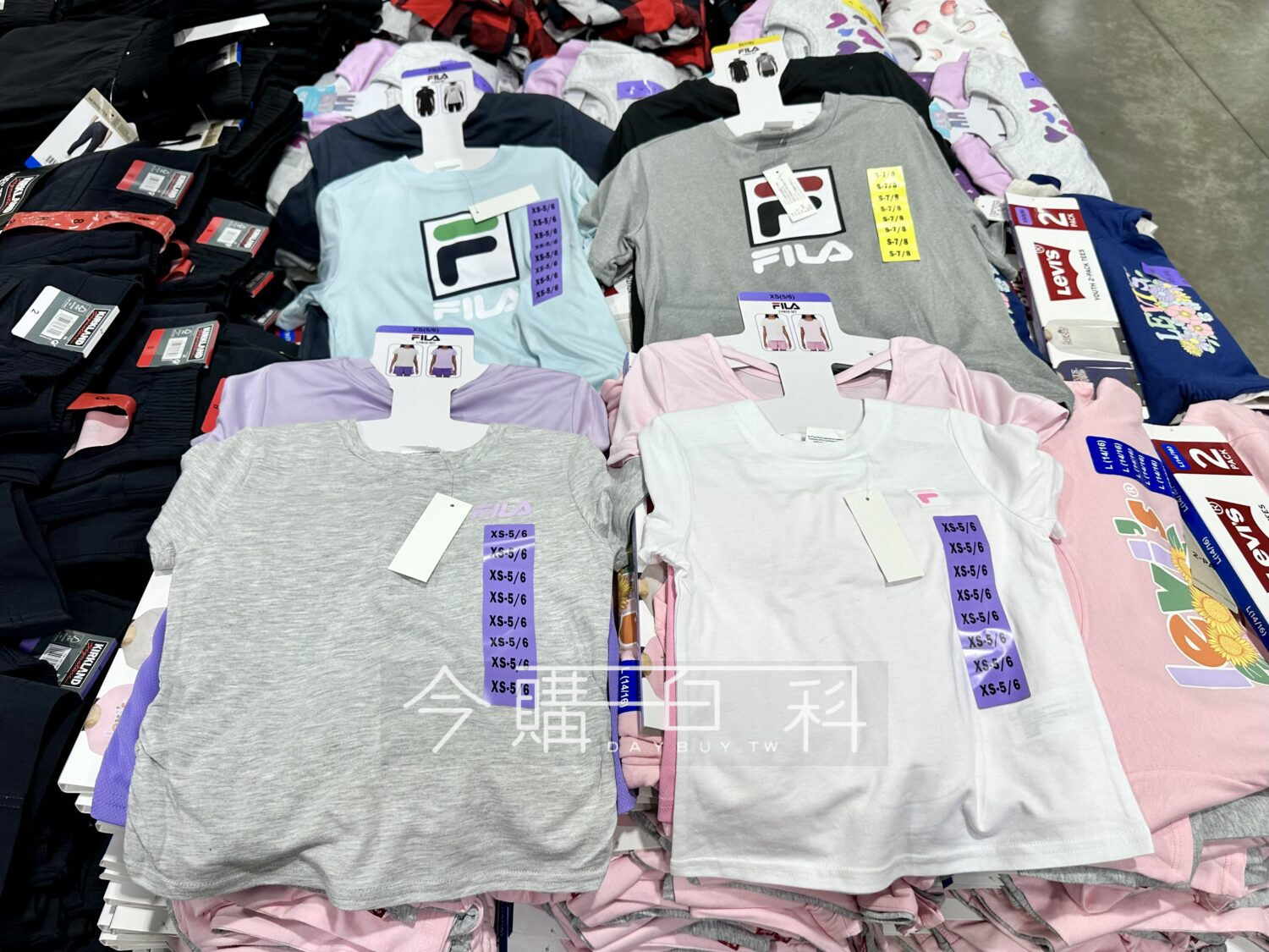 FILA 兒童短袖運動三件組 #141838