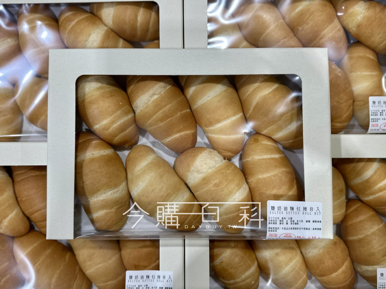 鹽奶油麵包捲8入 #143188