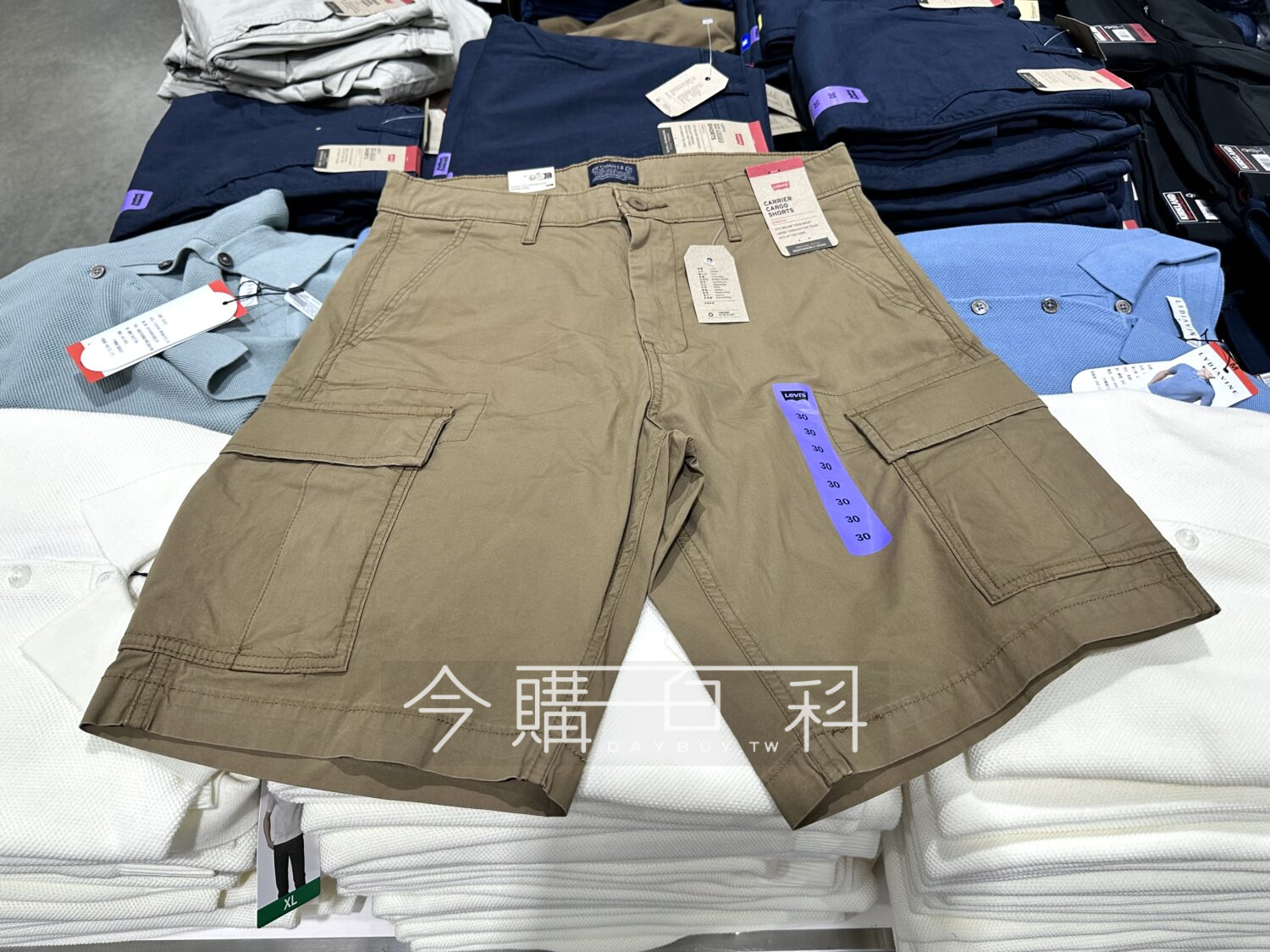 LEVI’S 男工裝休閒短褲 #141644