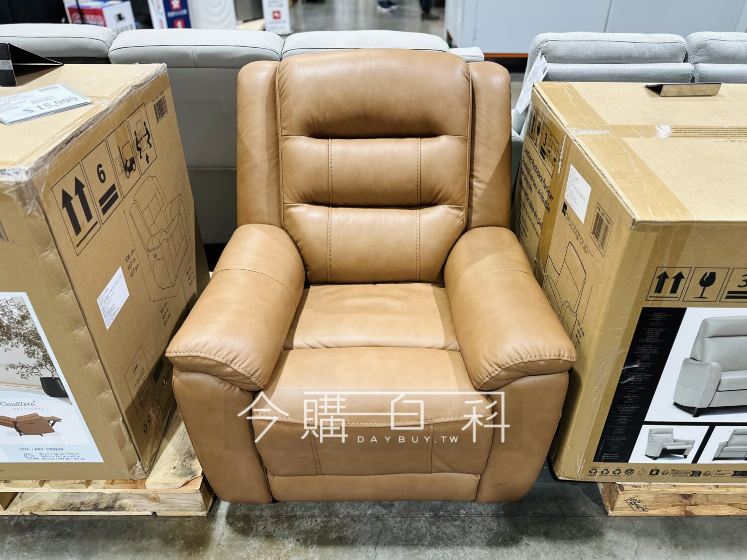 GILMAN CREEK 牛皮電動躺椅 #1783209