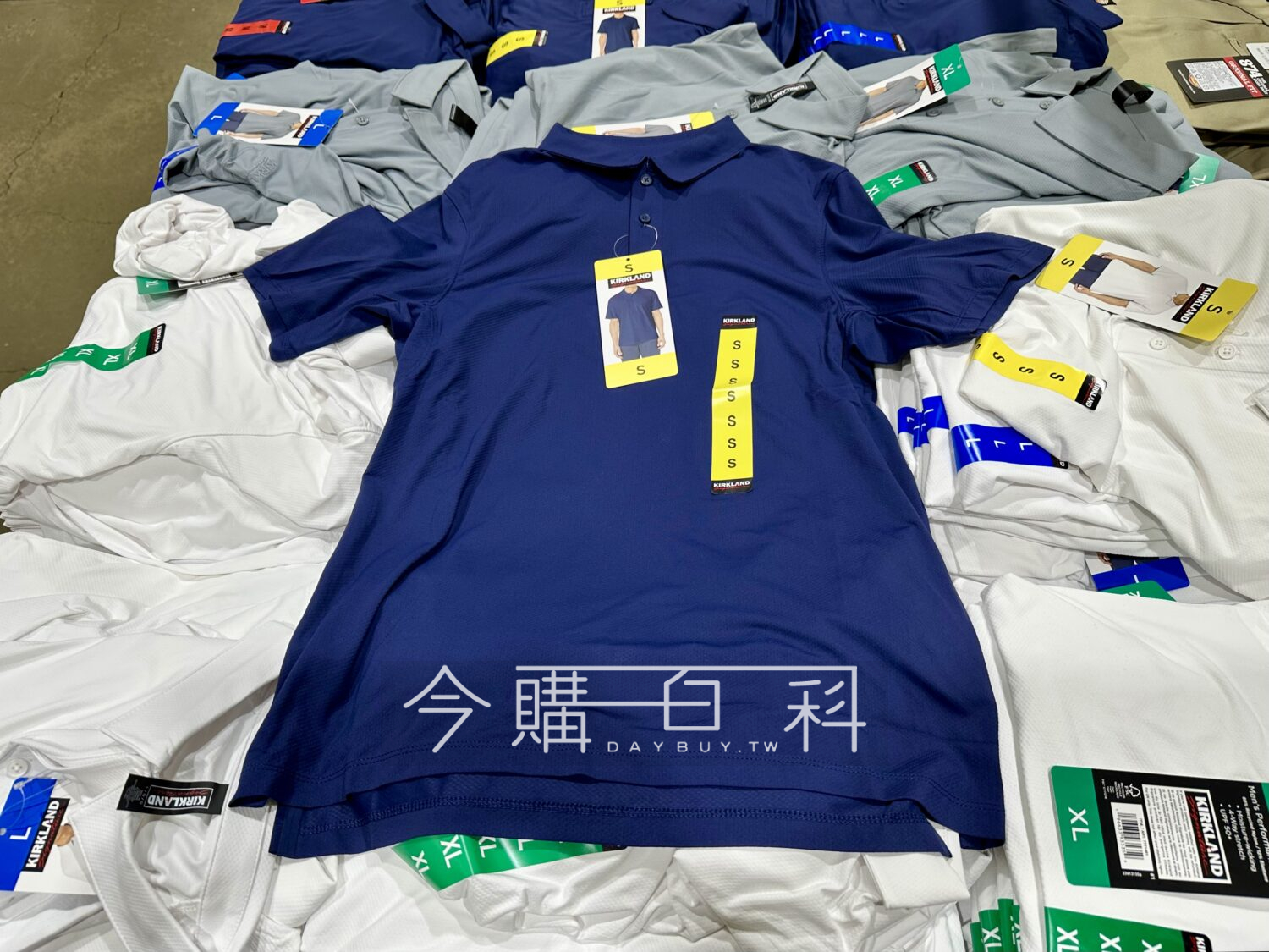 KIRKLAND SIGNATURE 科克蘭男短袖POLO衫 #7771461