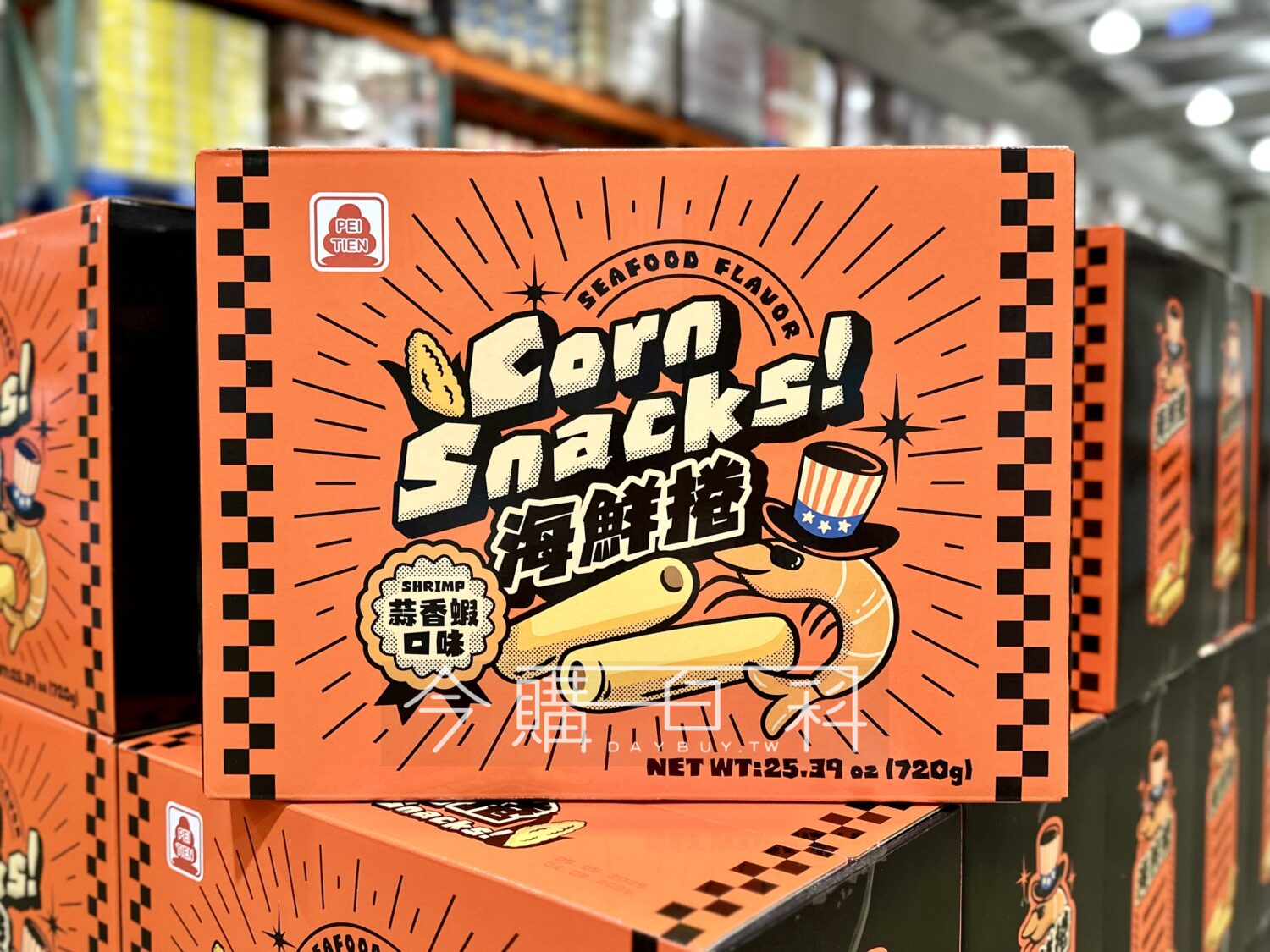 PEI TIEN 北田海鮮捲蒜香蝦口味 #860659