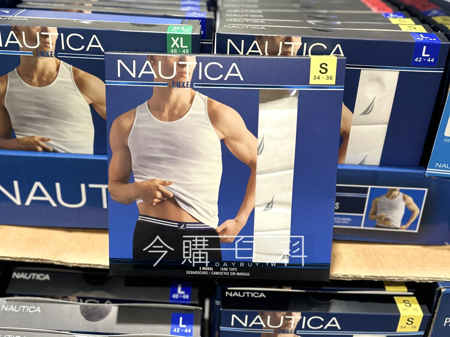NAUTICA 男背心三入組 #150219