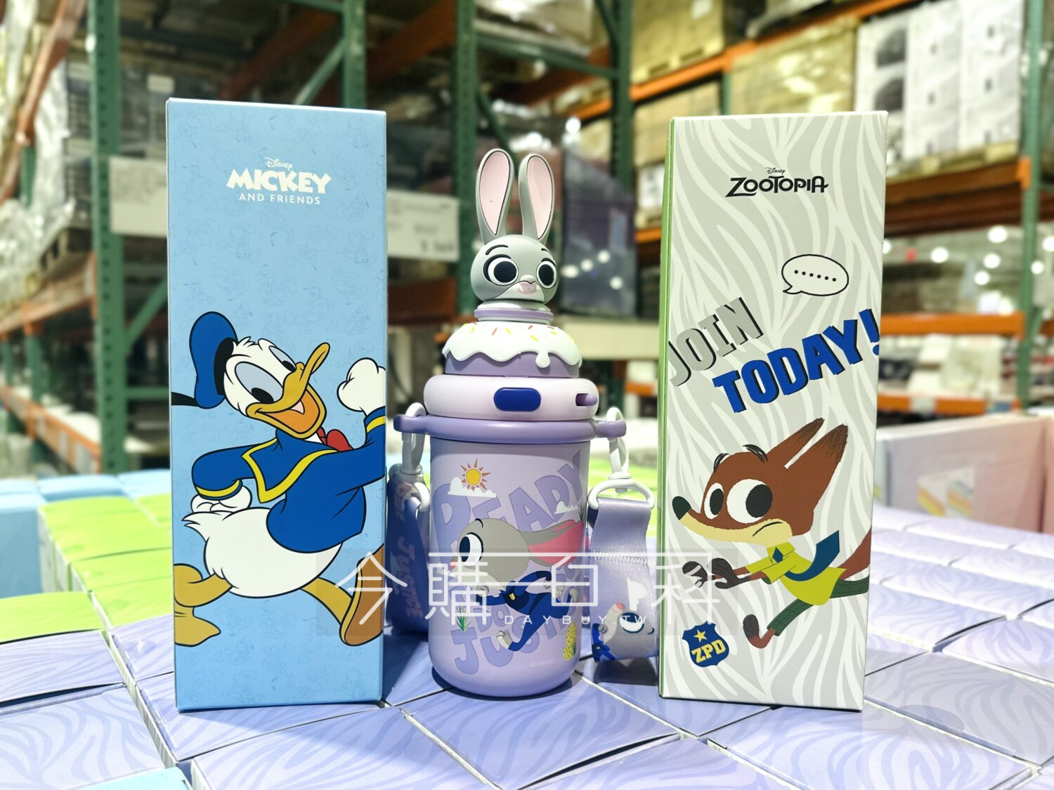 DISNEY 迪士尼兒童不鏽鋼雙飲水壺 #8521691