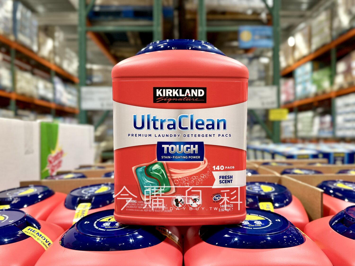 KIRKLAND SIGNATURE 強效洗衣膠囊清新香 #1899666