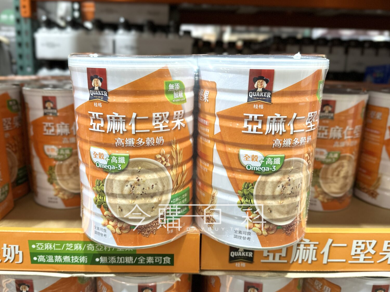 QUAKER 桂格亞麻仁堅果高纖多穀奶 ##151481