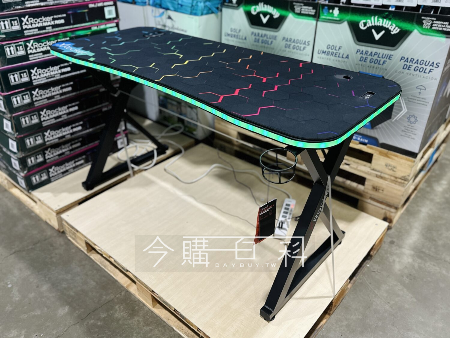 X ROCKER 電競桌附LED燈 #499663