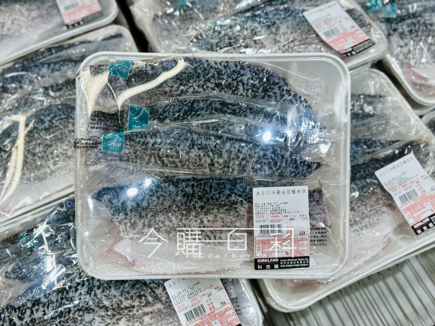 ASC冷藏金目鱸魚排 #605187