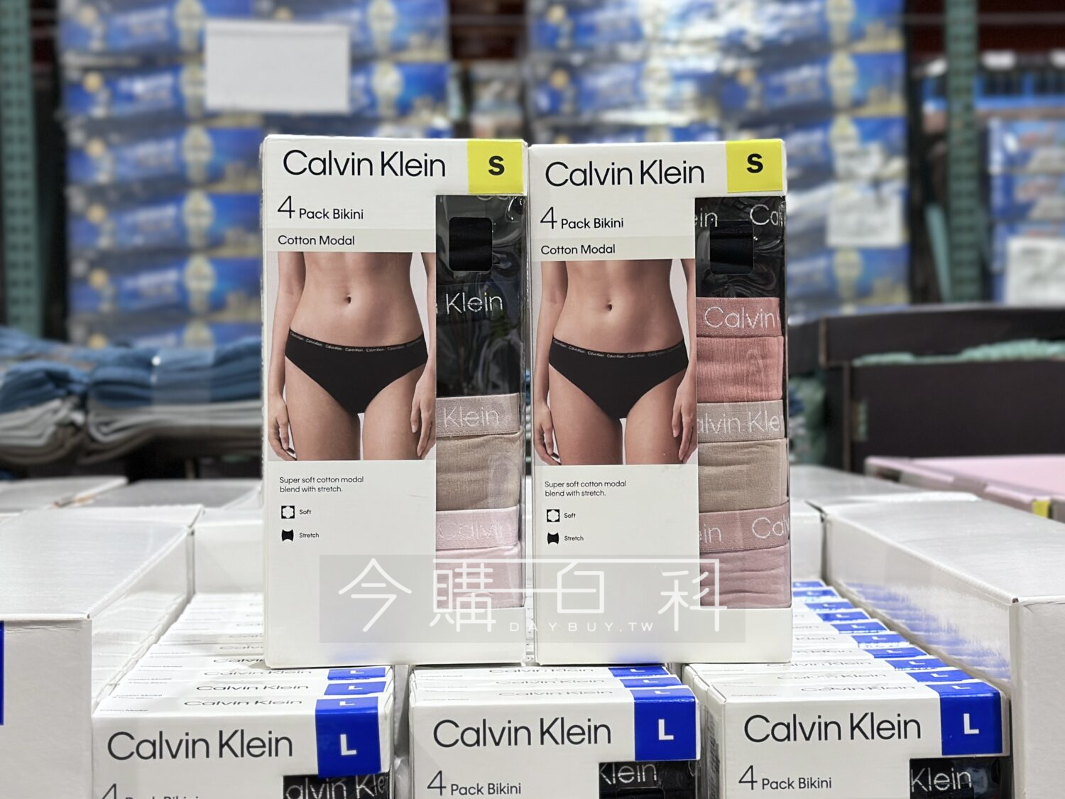 CALVIN KLEIN 女內褲四入組 #1907200