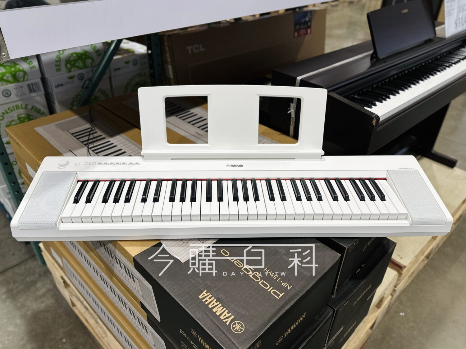 YAMAHA 61鍵鋼琴式鍵盤 NP-15WH #153146