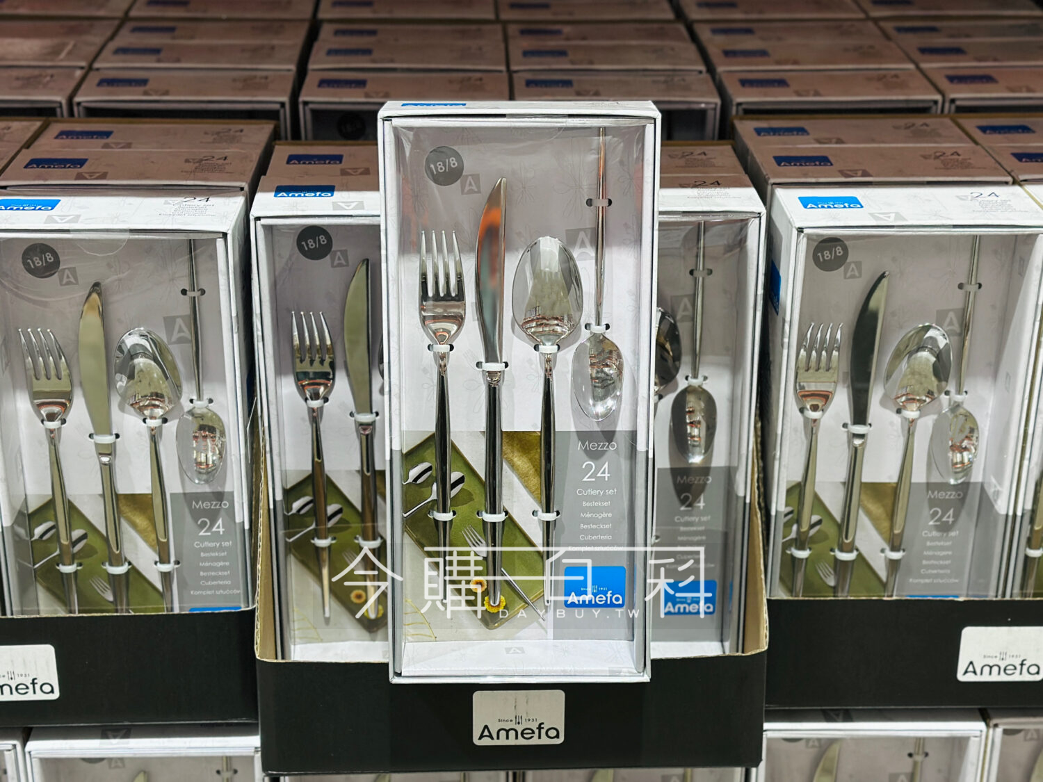 AMEFA 不鏽鋼餐具24件組 #153848