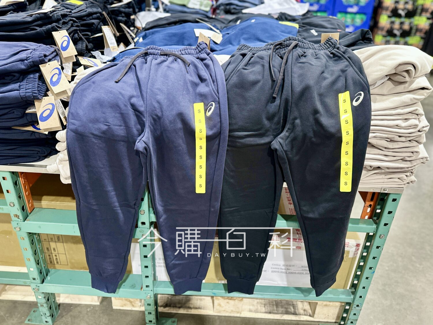 ASICS 男毛圈布運動長褲 #152901