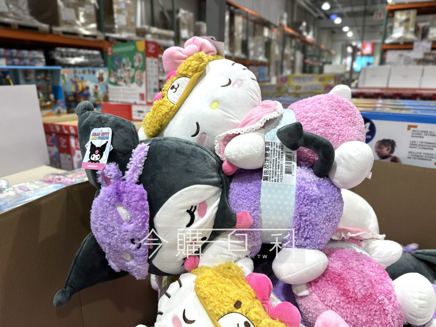 SANRIO 18吋趴趴絨毛玩偶2入組 #247521