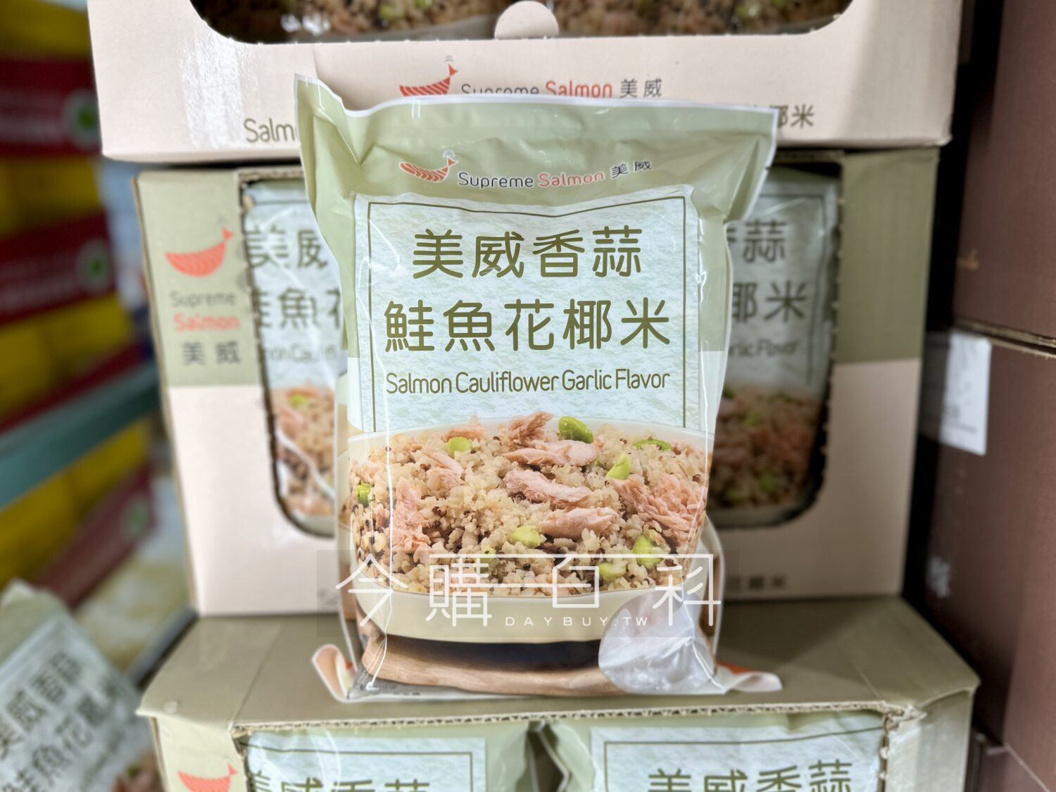 SUPREME 美威冷凍香蒜鮭魚花椰米 #154263