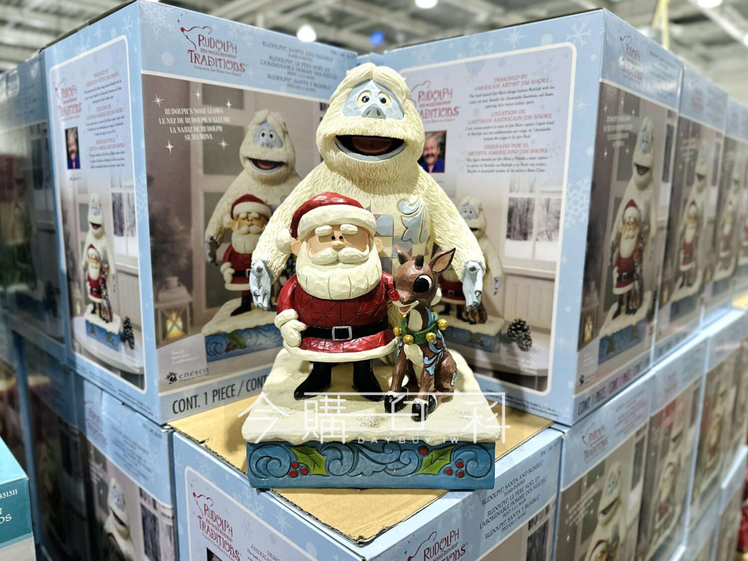 聖誕老人與雪怪擺飾 #1851529