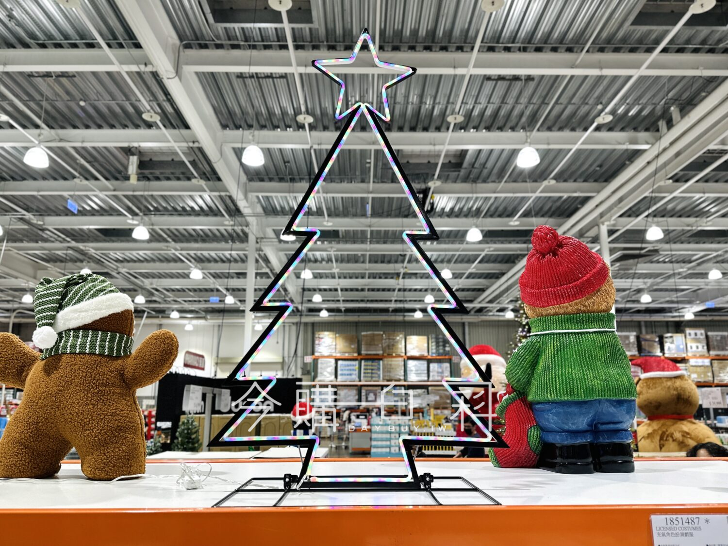 LED黑框聖誕樹裝飾 #1851630