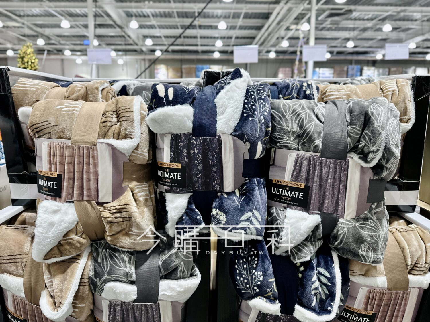 LIFE COMFORT 厚絨保暖隨意毯 #1796171