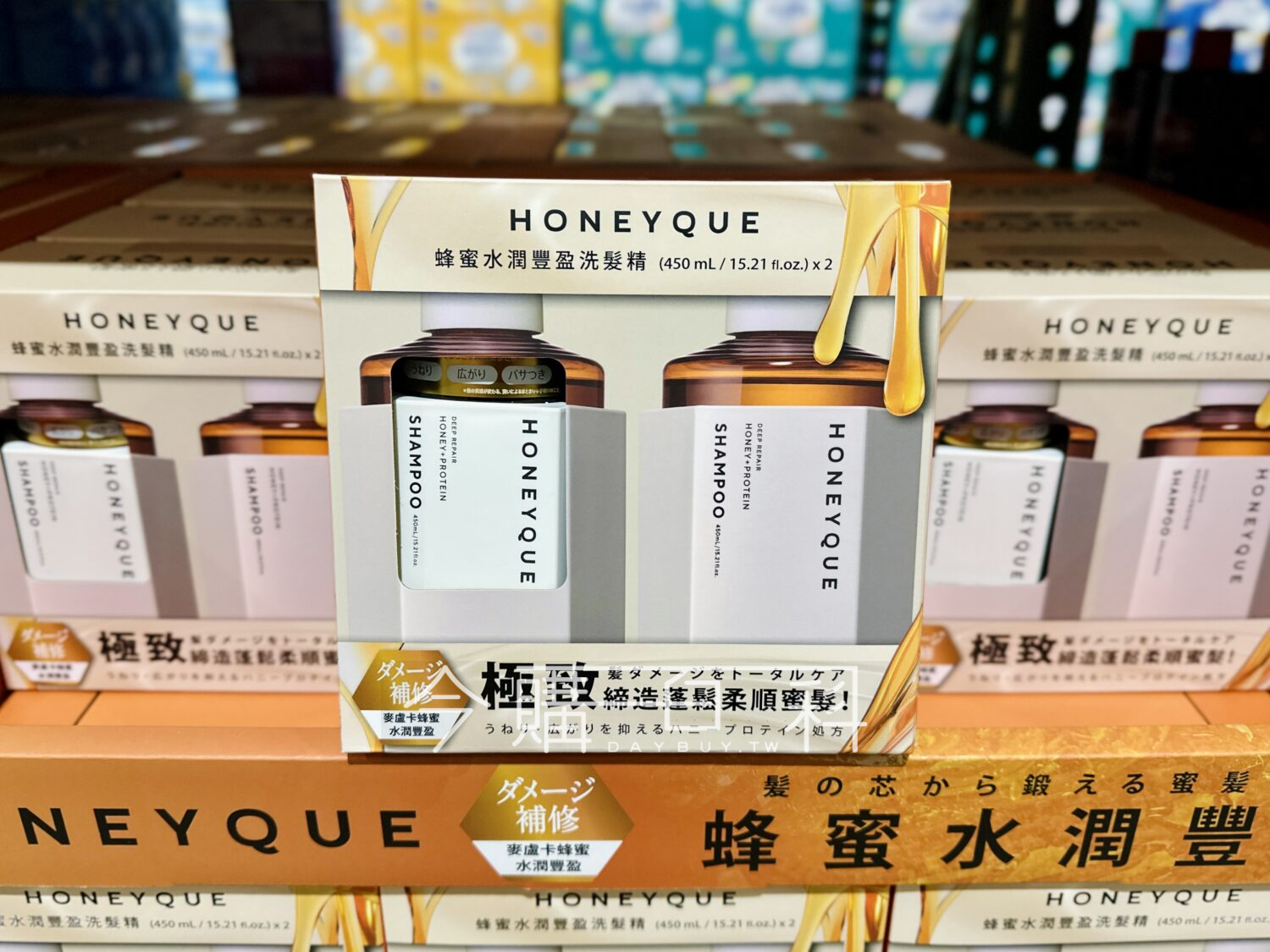 HONEYQUE 蜂蜜水潤豐盈洗髮精 #155675